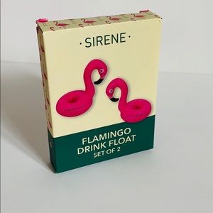 Sirene | Pair Pink Flamingo Drink Floats Water Play | Parties | Beach | Couples